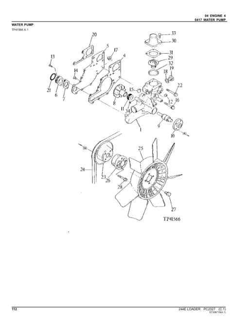 John Deere 244E Loaders Parts Catalog Manual - PC2327 - Image 4