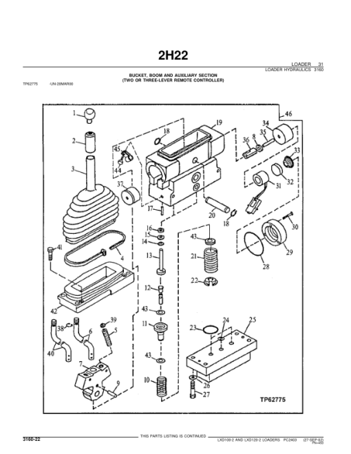 John Deere LXD100-2, LXD120-2 Loaders Parts Catalog Manual - PC2403 - Image 4