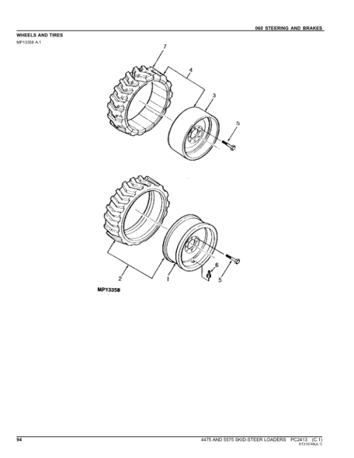 John Deere 4475, 5575 Skid Steers Parts Catalog Manual - PC2413 - Image 4