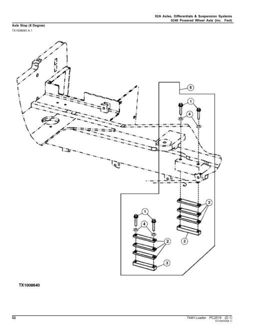 John Deere 744H Loaders Parts Catalog Manual - PC2519 - Image 4