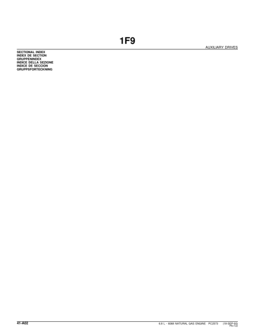 John Deere 6.8L Natural Gas Engines Parts Catalog Manual - PC2573 - Image 2