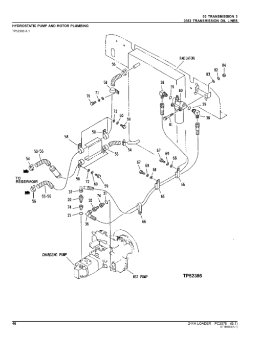 John Deere 244H Loaders Parts Catalog Manual - PC2576 - Image 3