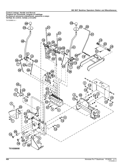 John Deere Backhoe Attachments (SN KVP850X & TOP850X) Parts Catalog Manual - PC2630 - Image 2