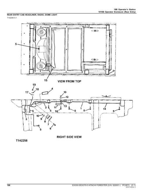 John Deere Hitachi EX330-5, EX370-5 Foresters (SN 022001-) Parts Catalog Manual - PC2873 - Image 4