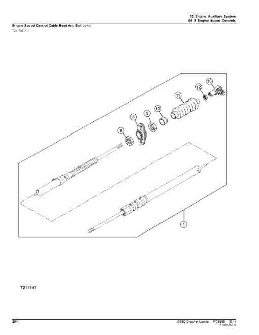 John Deere 655C Crawler Loaders Parts Catalog Manual - PC2886 - Image 2