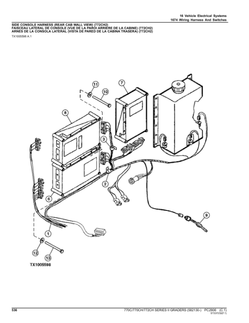 John Deere 770C, 770CH, 772CH Motor Graders (SN 582130 -) Parts Catalog Manual - PC2906 - Image 4