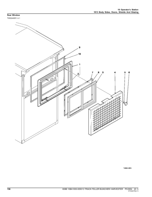 John Deere 608B Tracked Feller Bunchers (SN 10BA1000-005013) Parts Catalog Manual - PC2954 - Image 4