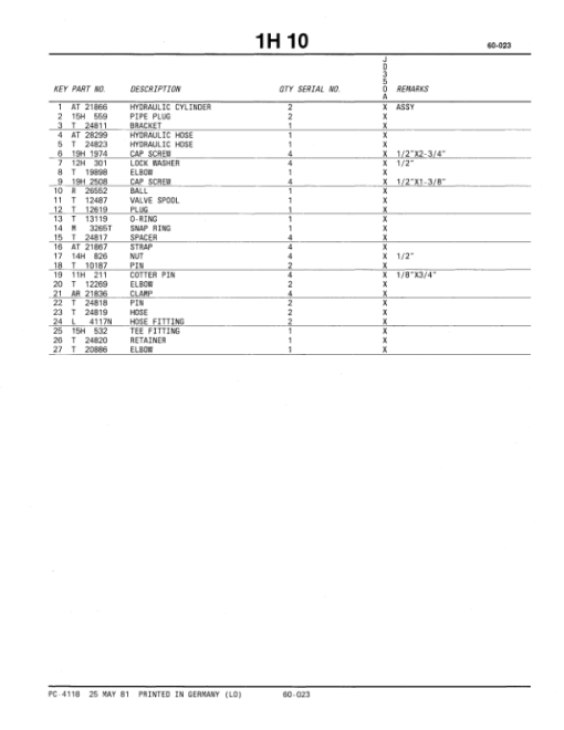 John Deere 350A Crawlers Parts Catalog Manual - PC4118 - Image 2