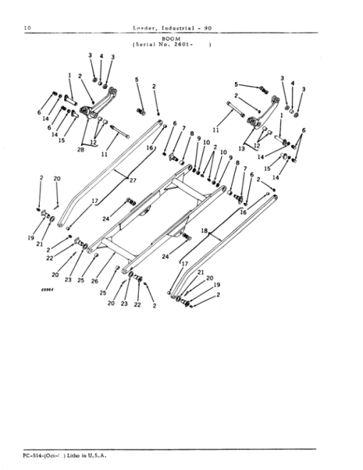 John Deere 90 Attachments (John Deere 420 Crawler Tractor) Parts Catalog Manual - PC514 - Image 4