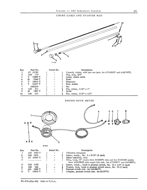 John Deere 440IC Crawlers Parts Catalog Manual - PC573 - Image 3