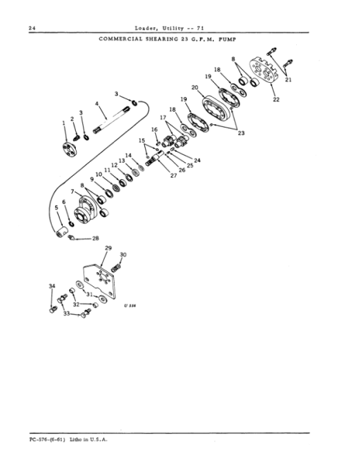 John Deere 71 Attachments (SN John Deere 71 Utility Loader on) Parts Catalog Manual - PC576 - Image 2