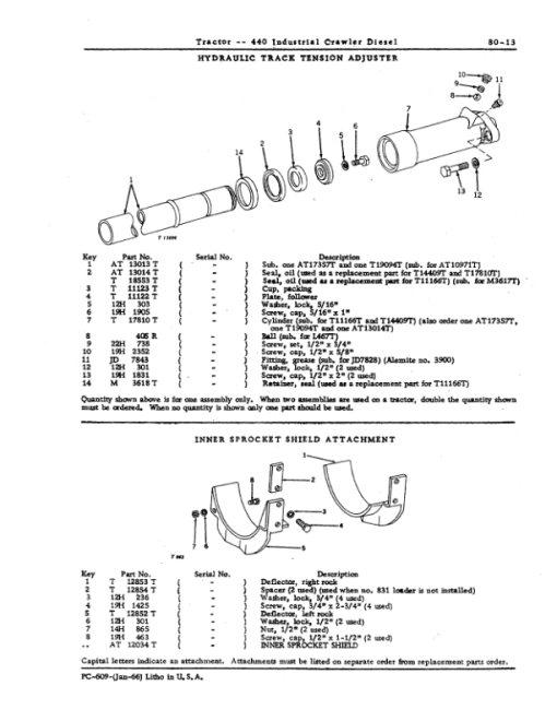 John Deere 440ICD Crawlers Parts Catalog Manual - PC609 - Image 4