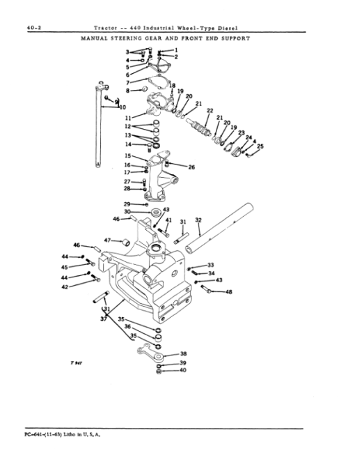 John Deere 440ID Tractors Parts Catalog Manual - PC641 - Image 2