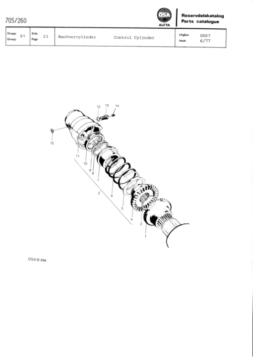 John Deere 705 OSA Wheeled Harvesters Parts Catalog Manual - PC705260 - Image 3