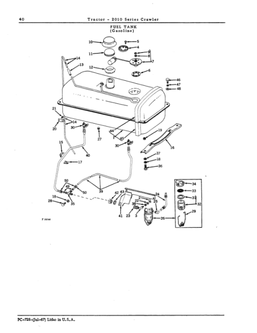 John Deere 2010 Crawlers Parts Catalog Manual - PC728 - Image 4