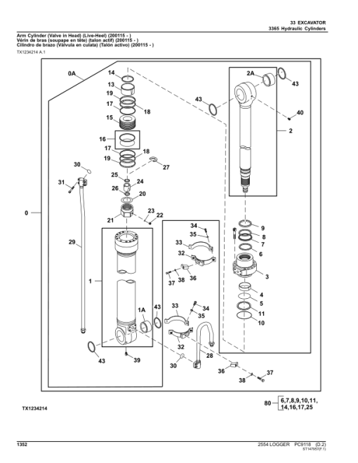 John Deere 2554 Loggers Parts Catalog Manual - PC9118 - Image 4