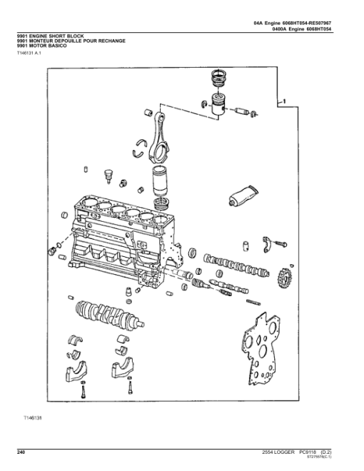 John Deere 2554 Loggers Parts Catalog Manual - PC9118 - Image 3