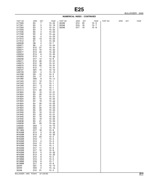 John Deere 6305 Attachments (SN 6305 BULLDOZER AND JD350 CRAWLER) Parts Catalog Manual - PC916 - Image 4