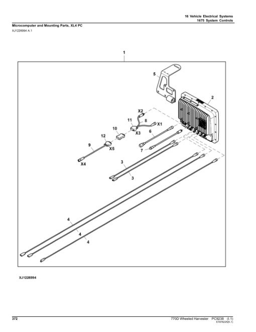 John Deere 770D Wheeled Harvesters (SN 000001 - 000381) Parts Catalog Manual - PC9238 - Image 2