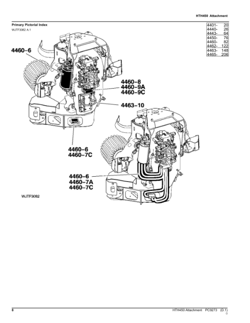 John Deere HTH450 Felling Head Parts Catalog Manual - PC9273 - Image 4