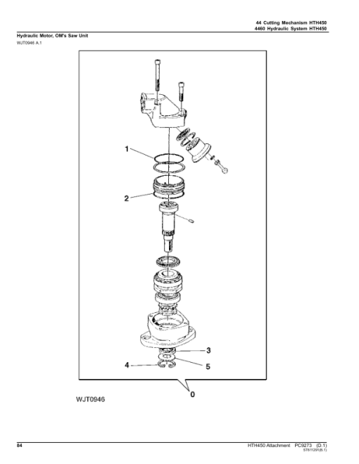 John Deere HTH450 Felling Head Parts Catalog Manual - PC9273 - Image 2