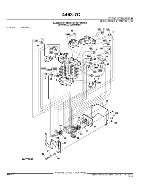 John Deere 758HD Harvesting Heads Parts Catalog Manual - PC9276 - Image 4