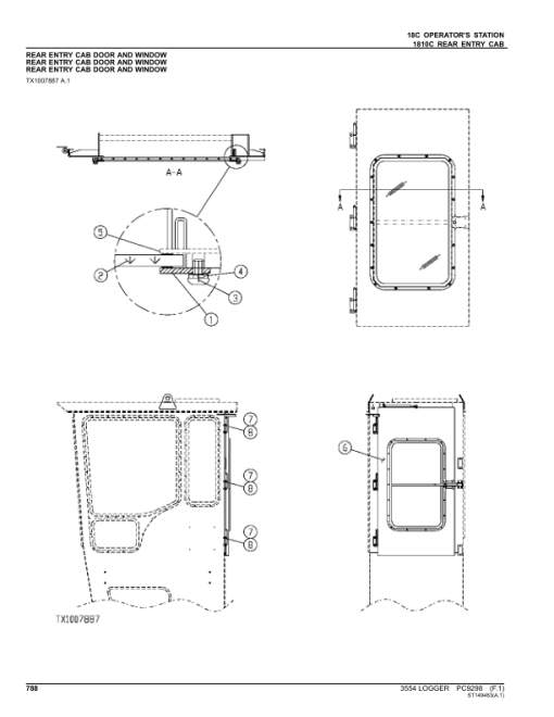 John Deere 3554 Loggers Parts Catalog Manual - PC9298 - Image 3