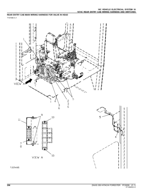 John Deere Hitachi 350 Foresters Parts Catalog Manual - PC9299 - Image 4