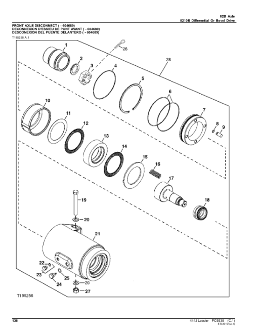 John Deere 444J Loaders (SN -611274) Parts Catalog Manual - PC9338 - Image 4