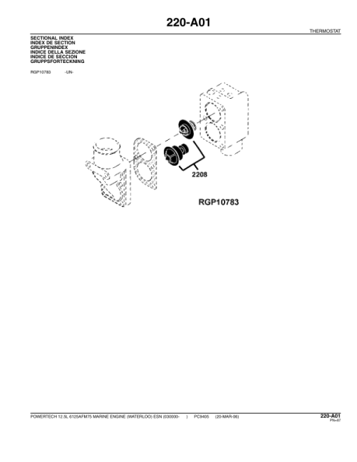 John Deere 12.5L, 6125 Engines (SN 030000–) Parts Catalog Manual - PC9405 - Image 4