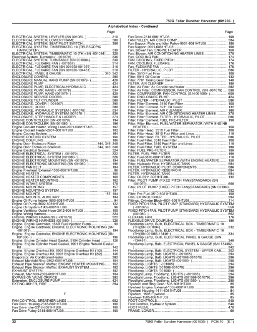 John Deere 759G Harvester (SN 001035–) Parts Catalog Manual - PC9470 - Image 4