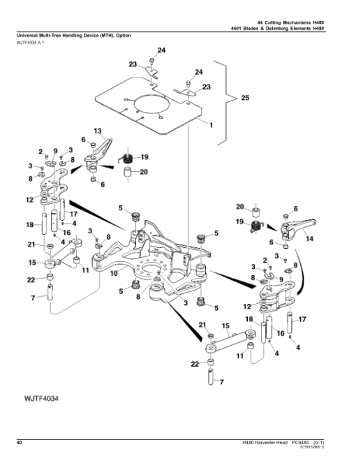 John Deere H480 Harvesting Heads (SN 000103-) Parts Catalog Manual - PC9484 - Image 4