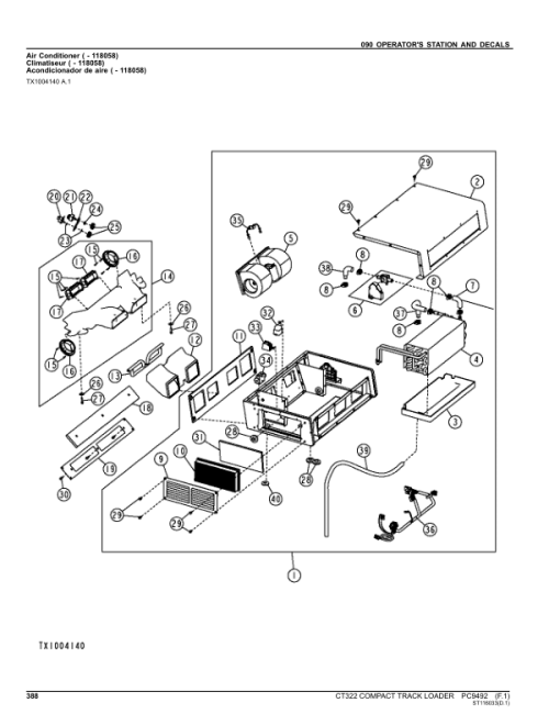 John Deere CT322 Compact Track Loaders Parts Catalog Manual - PC9492 - Image 3