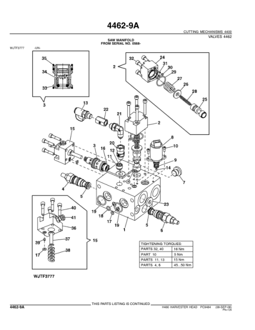 John Deere H480 Harvesting Heads (SN EJH480X000103-) Parts Catalog Manual - PC9494 - Image 4