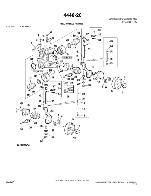 John Deere H480 Harvesting Heads (SN EJH480X000103-) Parts Catalog Manual - PC9494 - Image 2