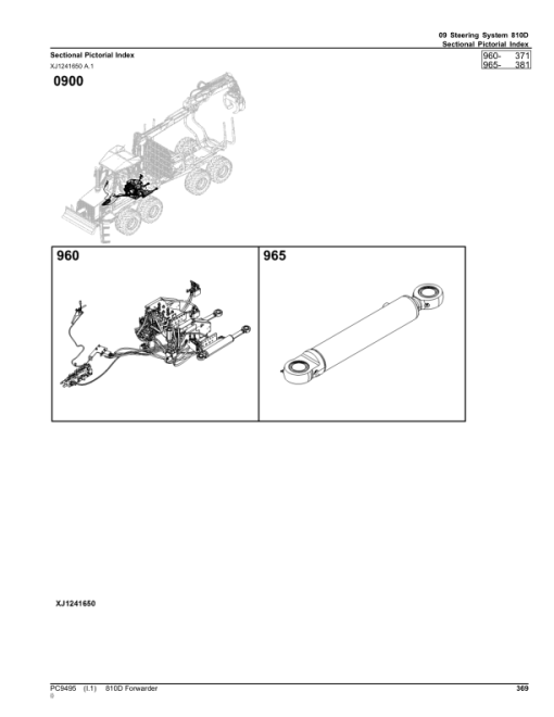 John Deere 810D T3 Forwarders (SN 002003-) Parts Catalog Manual - PC9495 - Image 3