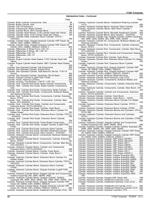 John Deere 1110D T3 Forwarders (SN 002301-) Parts Catalog Manual - PC9497 - Image 3