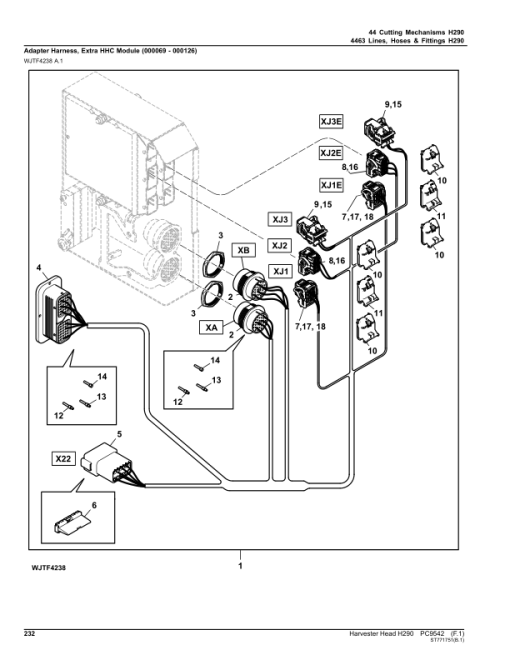 John Deere H290 Harvesting Heads Parts Catalog Manual - PC9542 - Image 2