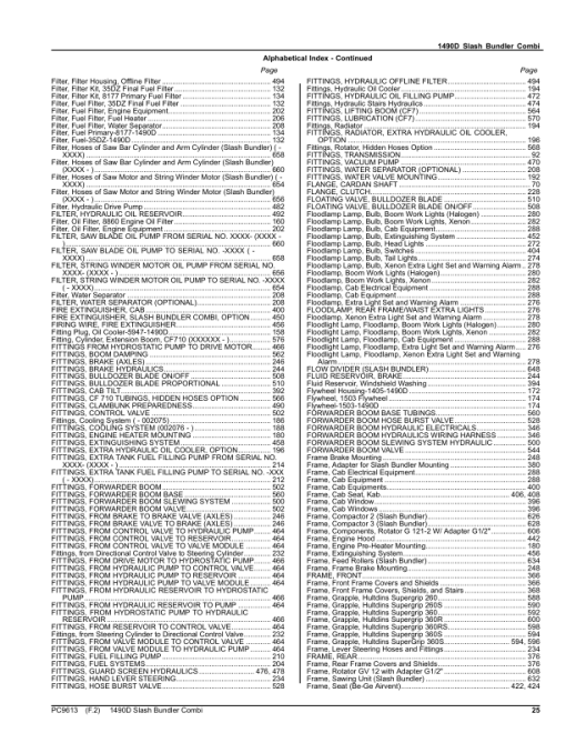 John Deere 1490D T3 Forwarders (SN 002051-) Parts Catalog Manual - PC9613 - Image 3