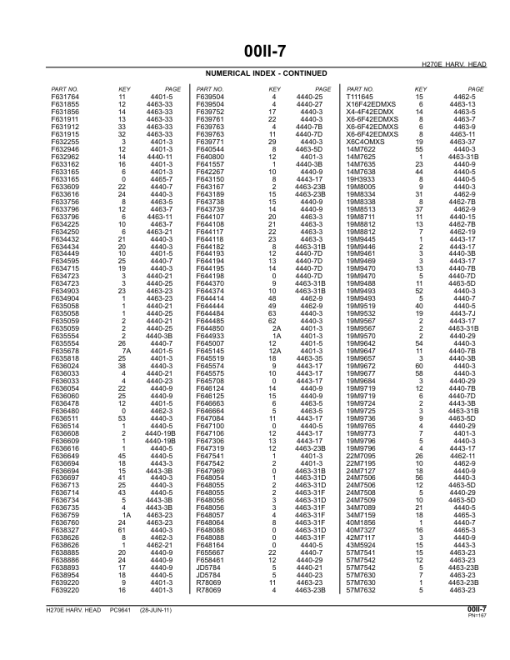 John Deere H270E Harvesting Heads (SN EJH270E000599) Parts Catalog Manual - PC9641 - Image 3