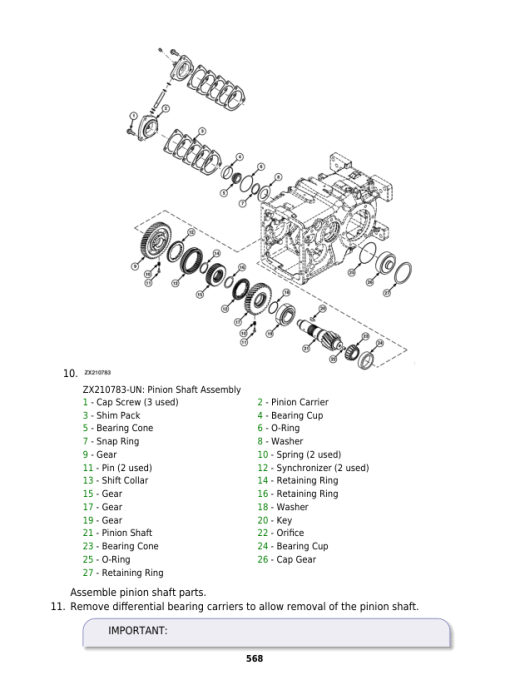 John Deere 8100, 8200, 8300, 8400, 8500, 8600 Self-Propelled Forage Harvesters Repair Manual - Image 4