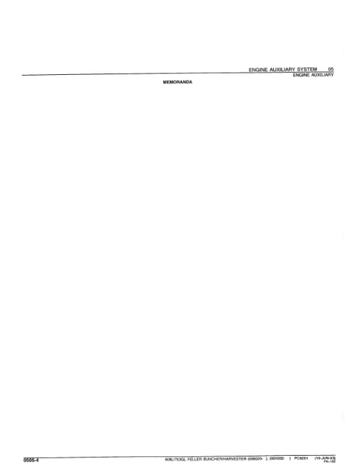 Timberjack 608L, 753GL Tracked Feller Bunchers (SN SCR3400, DEC 03) Parts Catalog Manual - Image 4