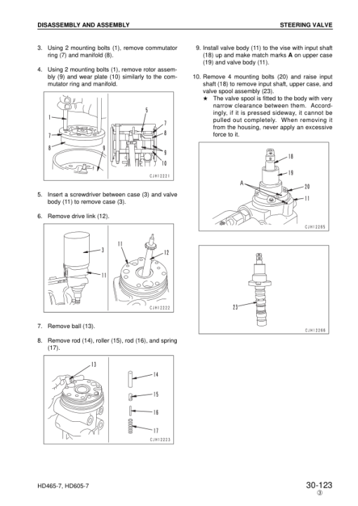 Komatsu HD465-7, HD605-7 Dump Truck Service Repair Manual - Image 4