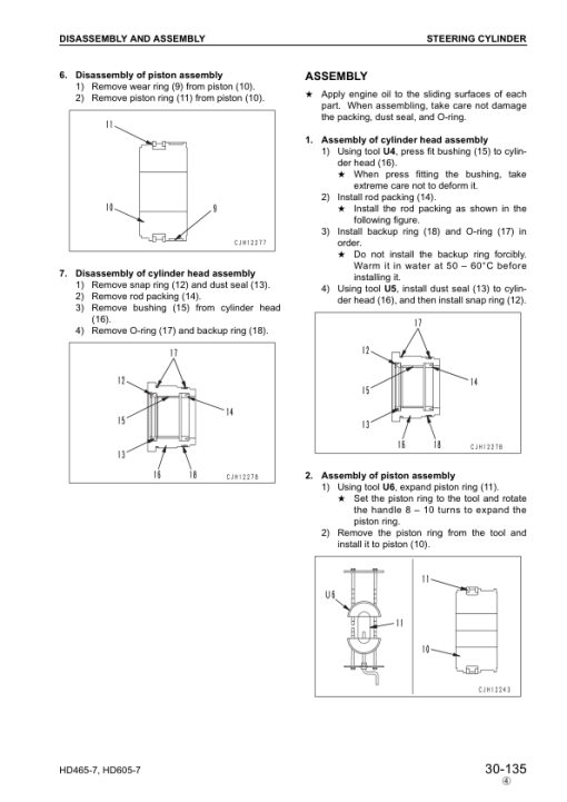 Komatsu HD465-7, HD605-7 Dump Truck Service Repair Manual - Image 5