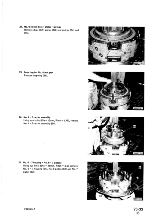 Komatsu HD325-5 Dump Truck Service Repair Manual - Image 2