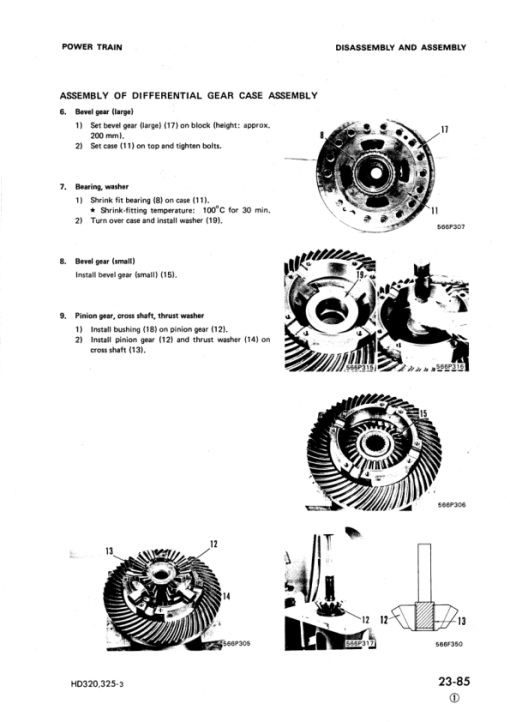 Komatsu HD320-3, HD325-3 Dump Truck Service Repair Manual - Image 4