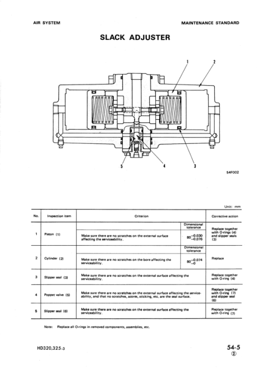 Komatsu HD320-3, HD325-3 Dump Truck Service Repair Manual - Image 5