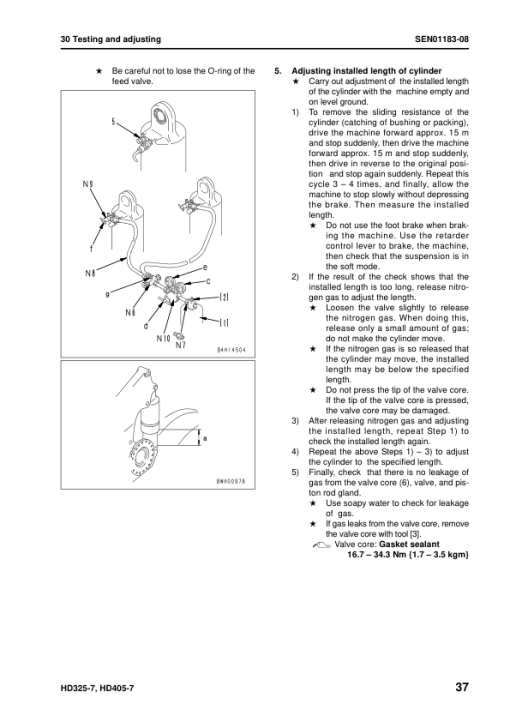 Komatsu HD325-7, HD405-7 Dump Truck Service Repair Manual - Image 2