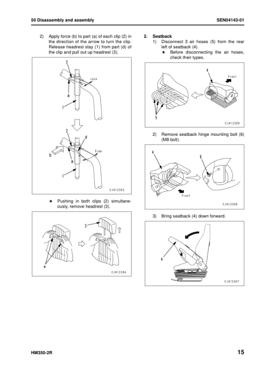 Komatsu HM350-2R Dump Truck Service Repair Manual - Image 5