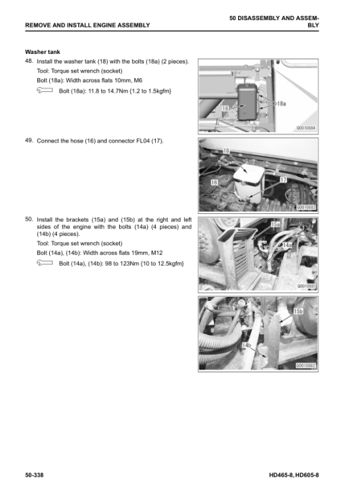 Komatsu HD465-8, HD605-8 Dump Truck Service Repair Manual - Image 5